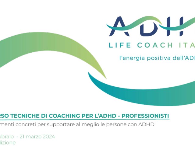 Tecniche di Coaching per l’ADHD per i professionisti – 3° corso