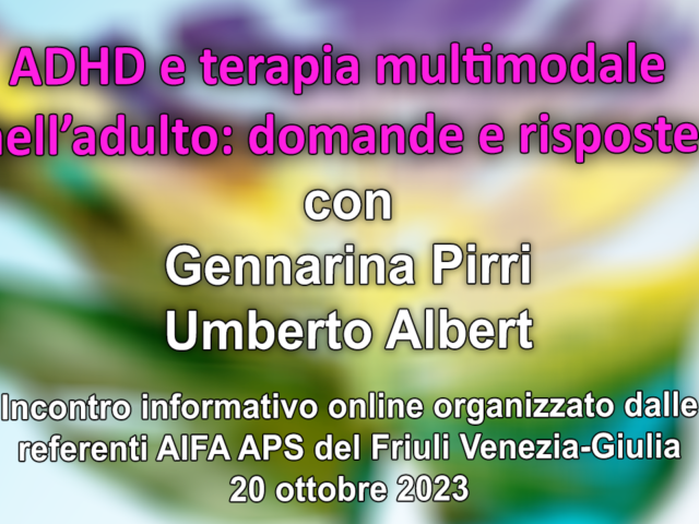 ADHD e terapia multimodale nell’adulto: domande e risposte – il video